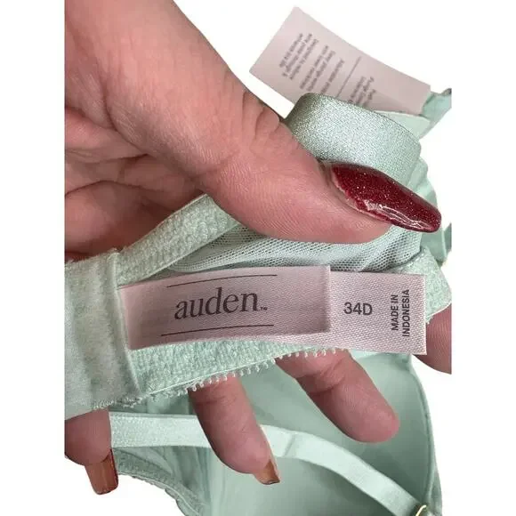 Auden push up plunge coverage underwire bra 34D NWT - Picture 5 of 5